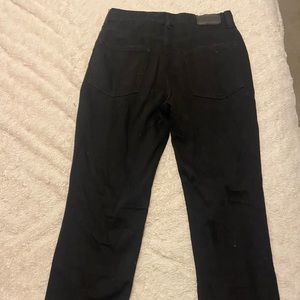 Aeropostale black distressed jeans.